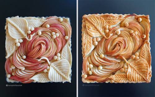 До и после: потрясающие дизайны пирогов, которые готовит Карин Пфайфф-Бошек (30 фото) — 15.04.2024
