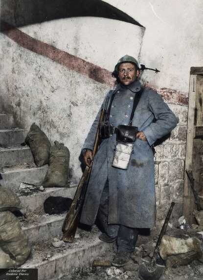 Кольорові знімки солдатів Першої світової війни