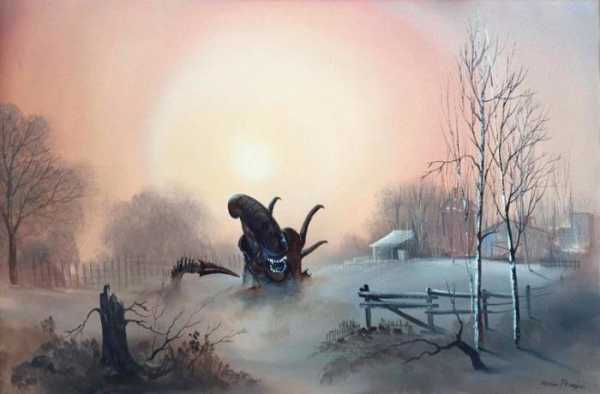 Фантастичні персонажі на забутих картинах від Дейва Поллота