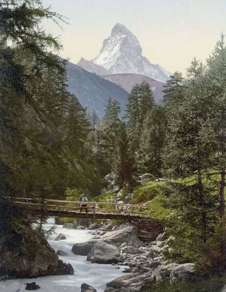 Швейцарія на кольорових листівках 1890 року
