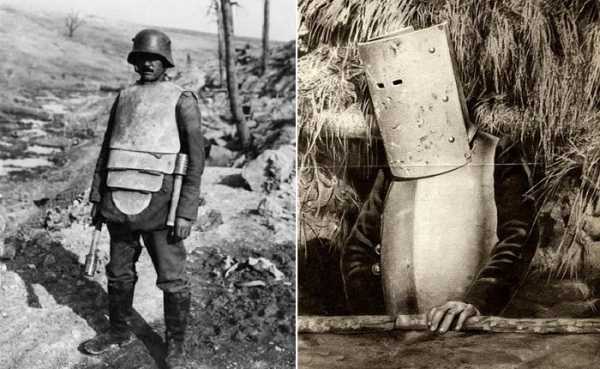 Бронекостюми солдатів Першої світової війни