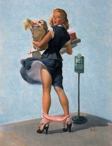 Падаючі жіночі трусики з 1940-х