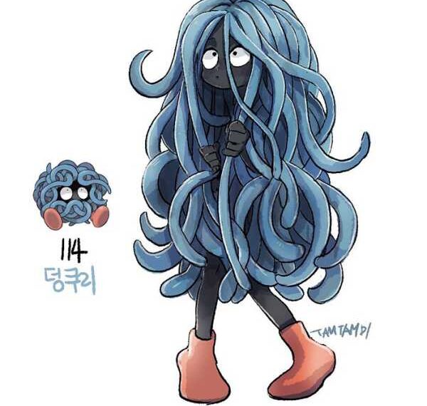 Покемони в образі людей від художника Tamtamdi