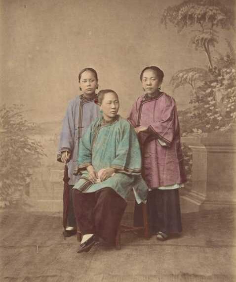 Розмальовані фото жителів Китаю в 1875 році