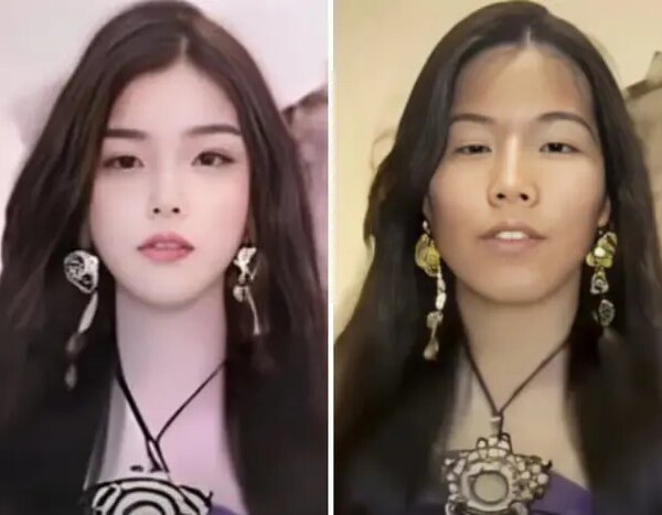 Китайська стрімерка взірвала мережу, коли фільтр краси злетів з її…