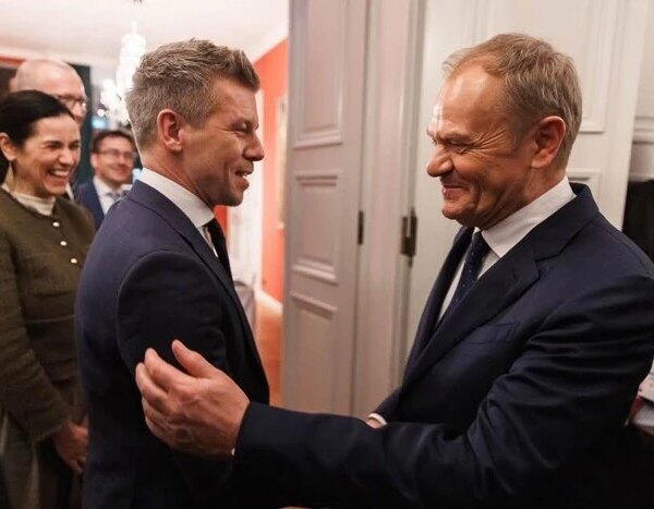 Туск і Мадяр обмінялися іронічними жартами про Орбана та Трампа у Мюнхені