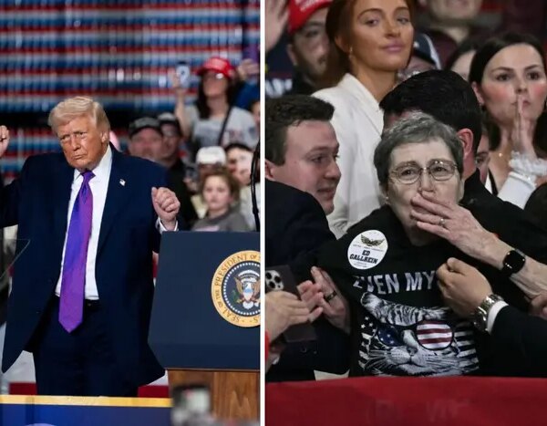 Під час виступу Дональда Трампа зомліла жінка (відео)