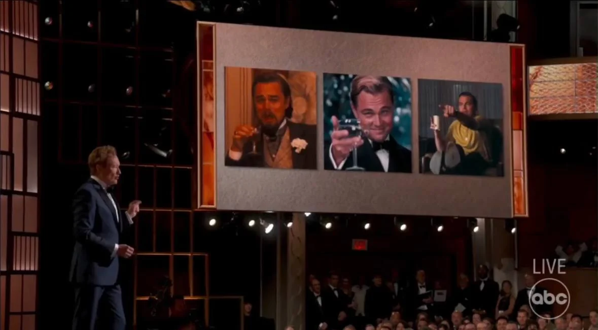Оскар-2026. Леонардо Ді Капріо відзначився кумедним жестом і став героєм мемів (відео) 4