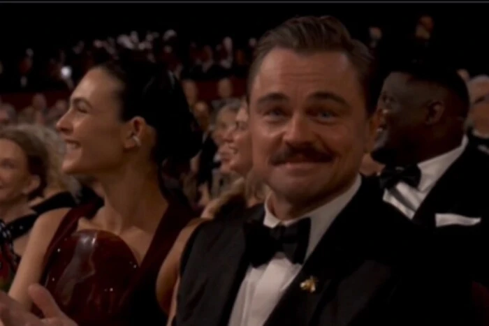 Оскар-2026. Леонардо Ді Капріо відзначився кумедним жестом і став героєм мемів (відео)