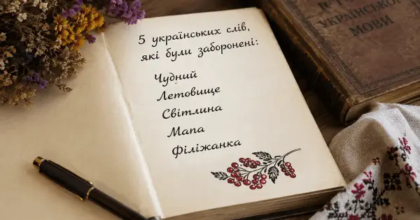 П’ять українських слів, що повертаються з радянської заборони
