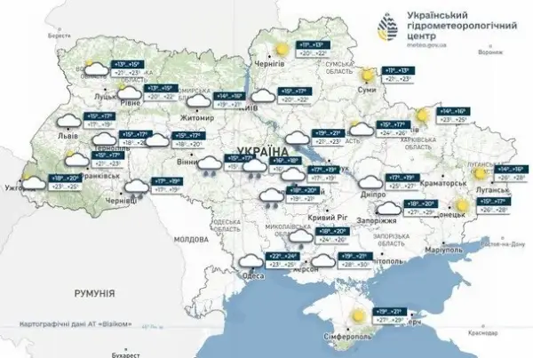 Україну накриє похолодання: синоптики попередили про небезпечний циклон (мапа) 6