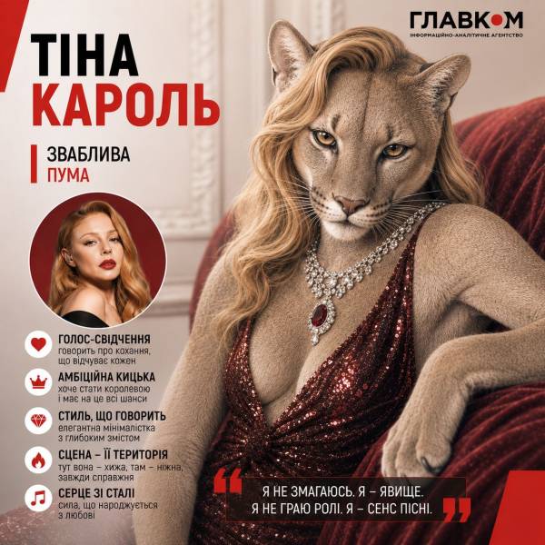 Штучний інтелект перетворив зірок на тварин: хто став пумою, а хто білкою 26