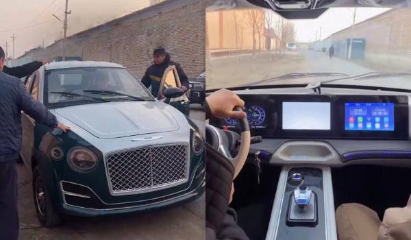Китайський Bentley за $3100: чоловік показав, як виглядає розкішний автомобіль за копійки