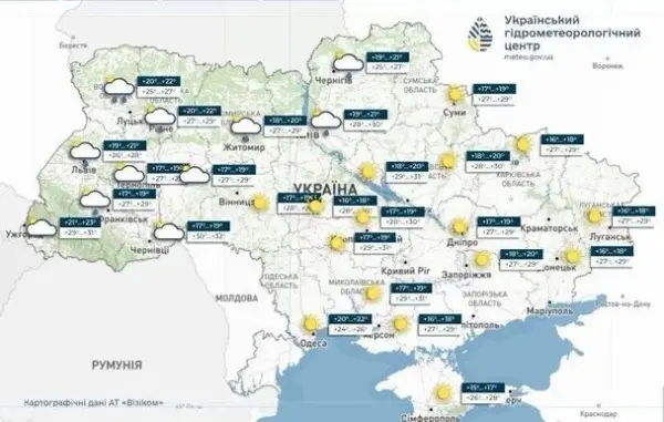Де в Україні спека розпече до +34, а де проллються грозові зливи 4