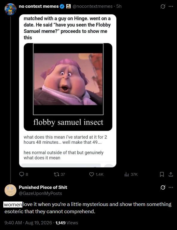 Інтернет-мем «Flobby Samuel Insect»: що це таке 6