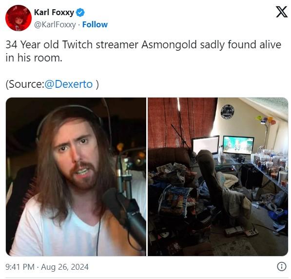 Чому геймери обговорюють стосунки Asmongold та Kaise 16