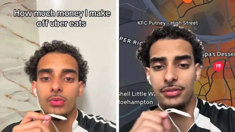 TikToker показав заробіток £200 за 10 годин роботи в Uber Eats 8 TikToker показав заробіток £200 за 10 годин роботи в Uber Eats 8