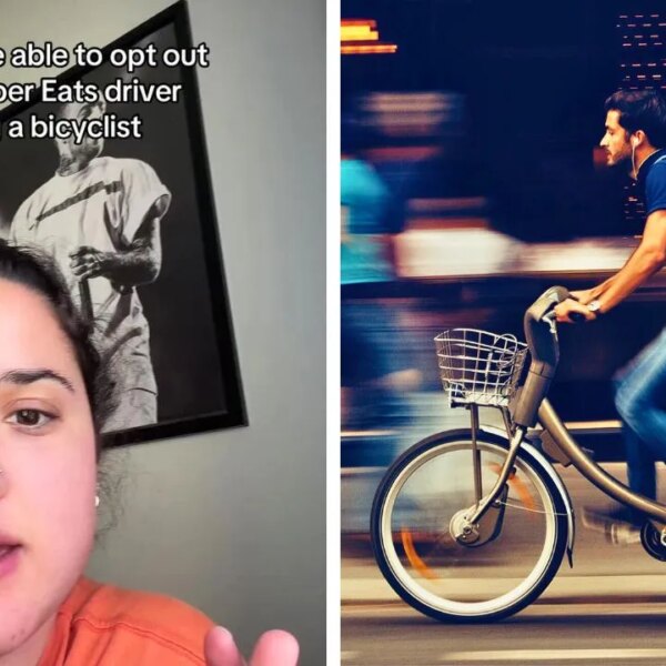 Клієнт Uber Eats вимагає відмовитись від доставки кур’єрами на велосипедах